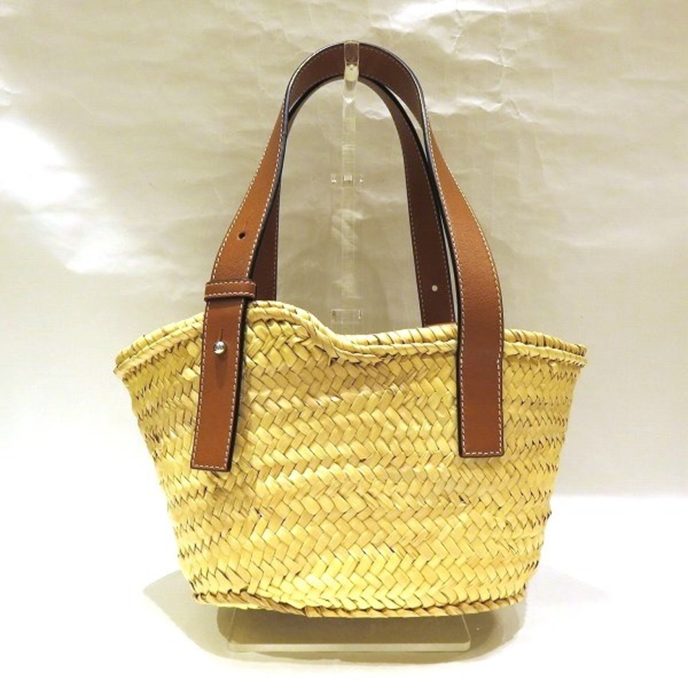 Loewe LOEWE raffia straw basket bag 327.02.S93 tote handbag ladies - Picture 2 of 9